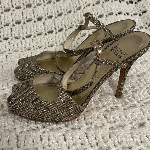 Stuart Weitzman mesh sparkle pumps - Picture 5 of 6
